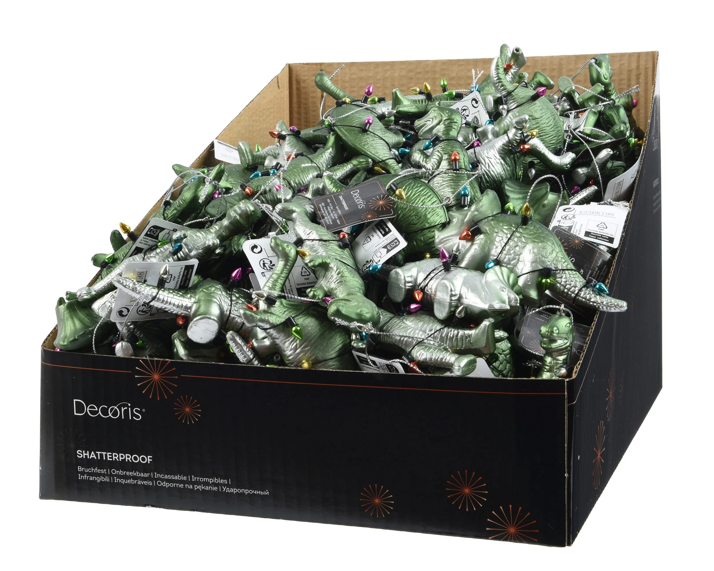 KAEMINGK – Christbaumschmuck „Dinosaurier“ 10 cm